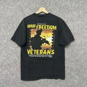 7.62 Design Operation Iraqi Freedom Veterans T-Shirt Black Men's Large